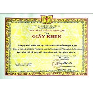 Huynh Khoa Fish Sauce Co., Ltd